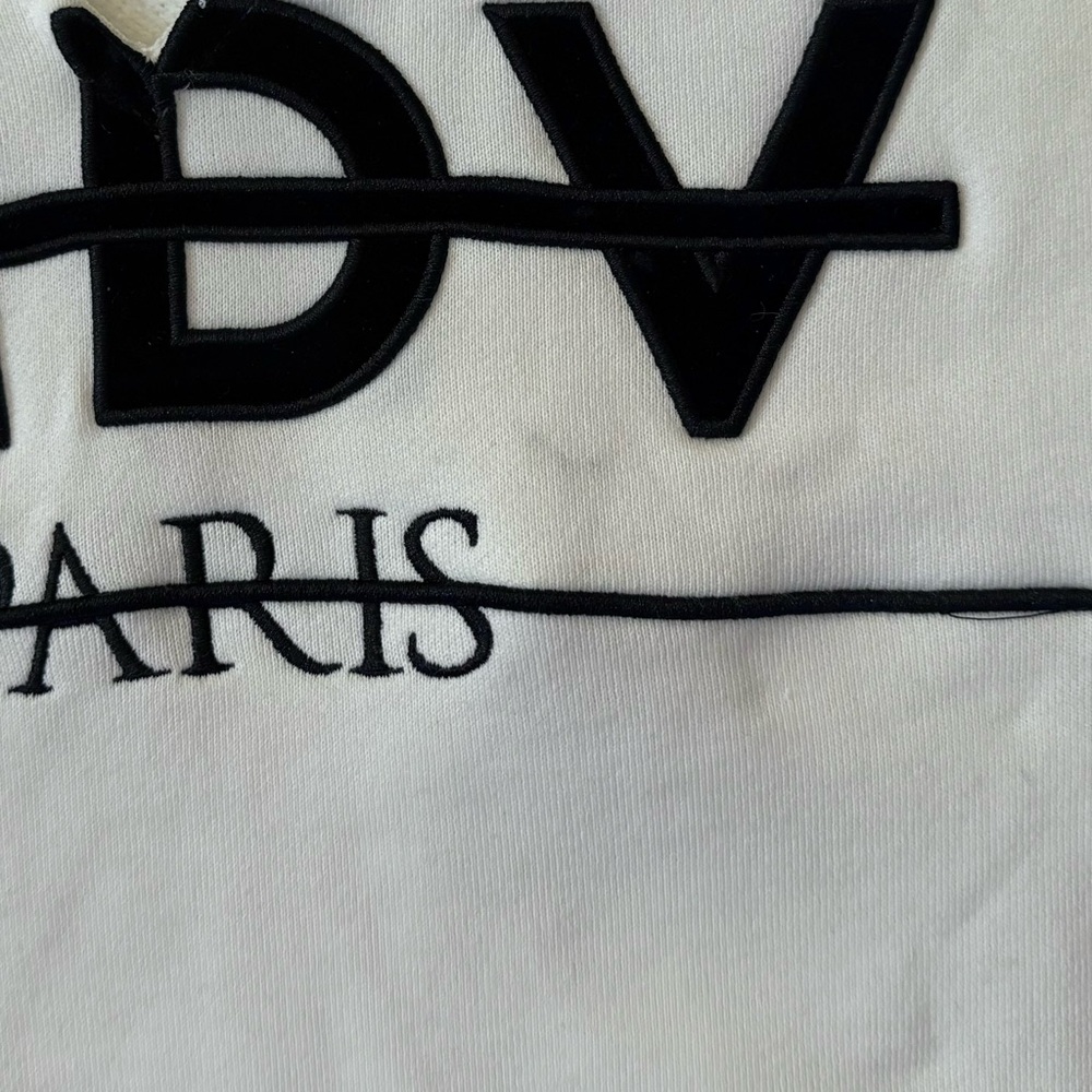 [SOLD] Manière De Voir black v-neck sweatshirt jumper dress size 8 - Picture 5 of 7